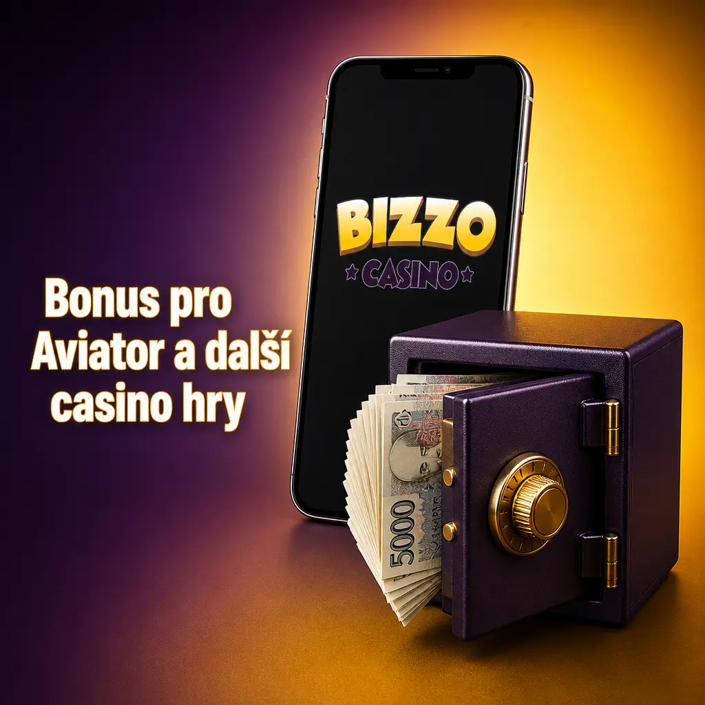 Uvítací bonus Bizzo casino 2026 pro Aviator a kasino hry až 31 250 Kč a 125 ZZ