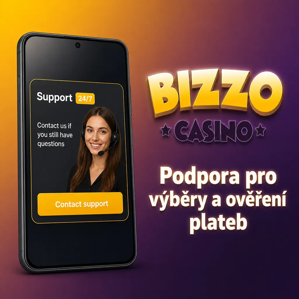 Zákaznická podpora pro ověření účtu, výběry a kontrolu platebních metod v online účtu