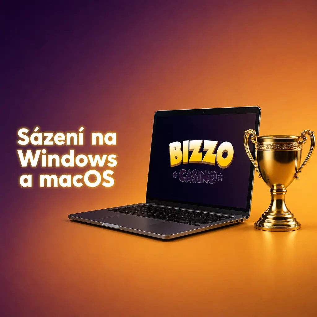 Sázení na Windows a macOS přes web Bizzo casino v prohlížeči bez samostatné aplikace