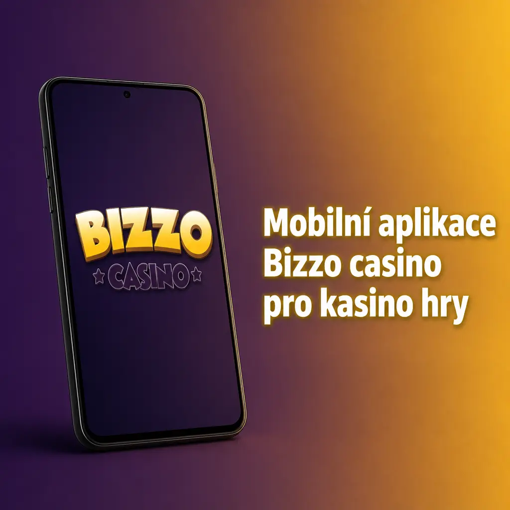 Mobilní aplikace Bizzo casino s lobby her, bonusy a pokladnou pro Android a iOS přes Safari