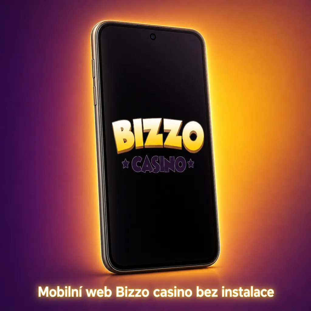 Mobilní web Bizzo casino v prohlížeči na telefonu a tabletu bez instalace aplikace