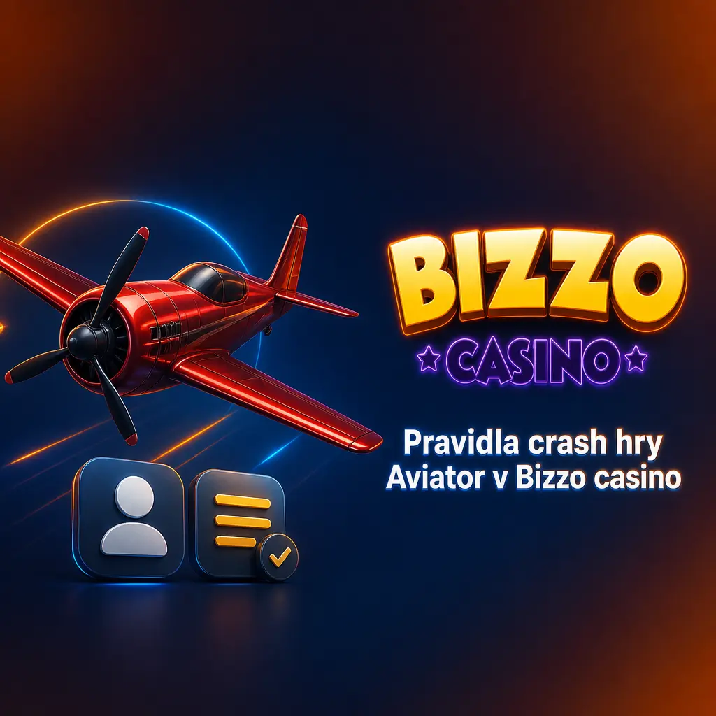 Pravidla hry Aviator v Bizzo casinu: červené letadlo, rostoucí násobitel, sázka a výběr výhry